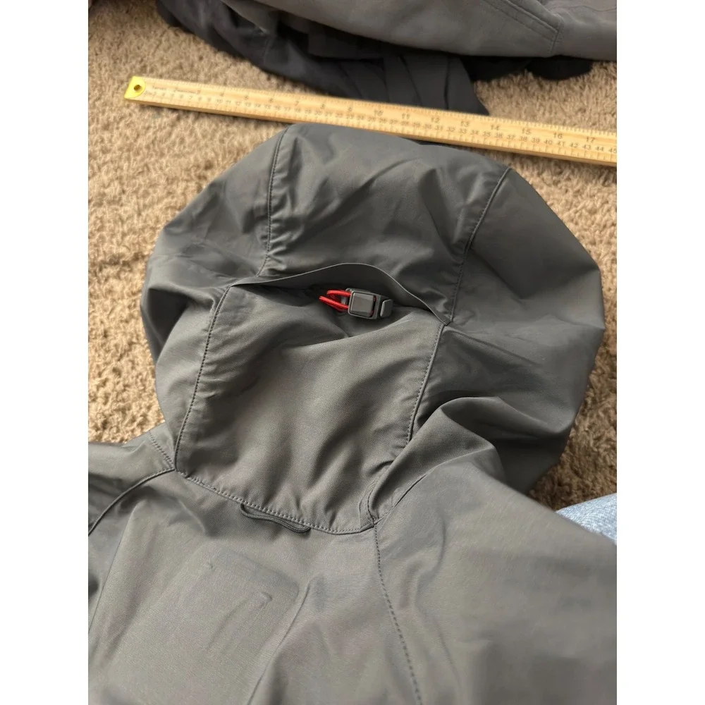 Outdoor Research Mens Softshell Hooded San Juan Jacket Grey Black Full Zip M